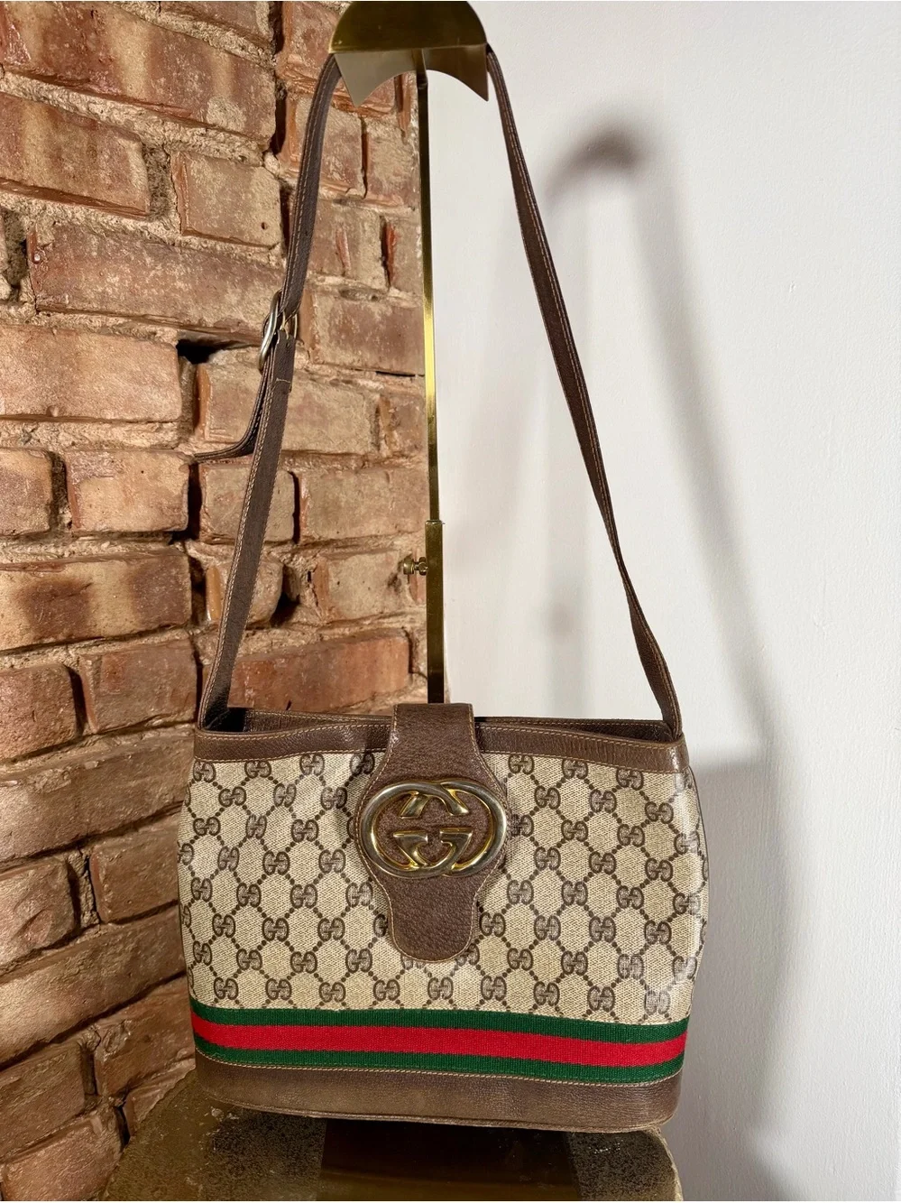 Gucci Ophidia Bucket leather crossbody bag